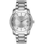 Ρολόι JCou Sunlight με ασημί μπρασελέ και ημερομηνία JU14488JS-04M