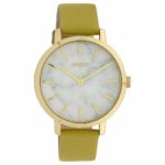 OOZOO Timepieces 38mm Yellow Leather Strap