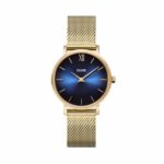 Ρολόι Cluse Minuit Mesh Deep Gold / Blue