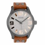 OOZOO Timepieces XXL Brown Leather Strap C8465