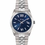 JCOU Queen's II Silver Stainless Steel Bracelet