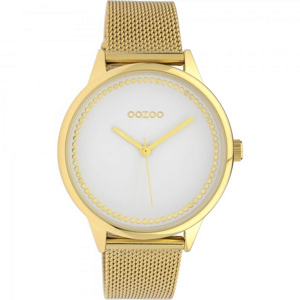d4f6e55462cfcbe7197f7db1c2b17a92.jpg OOZOO Timepieces C10092 Gold Metalic Bracelet - Image 1