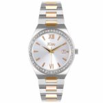 JCOU Esther Crystals Two Tone Stainless Steel Bracelet JU19050-5