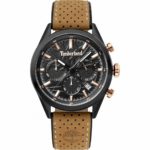 TIMBERLAND Randolph Chronograph Brown Leather Strap TBL15476JSB-02