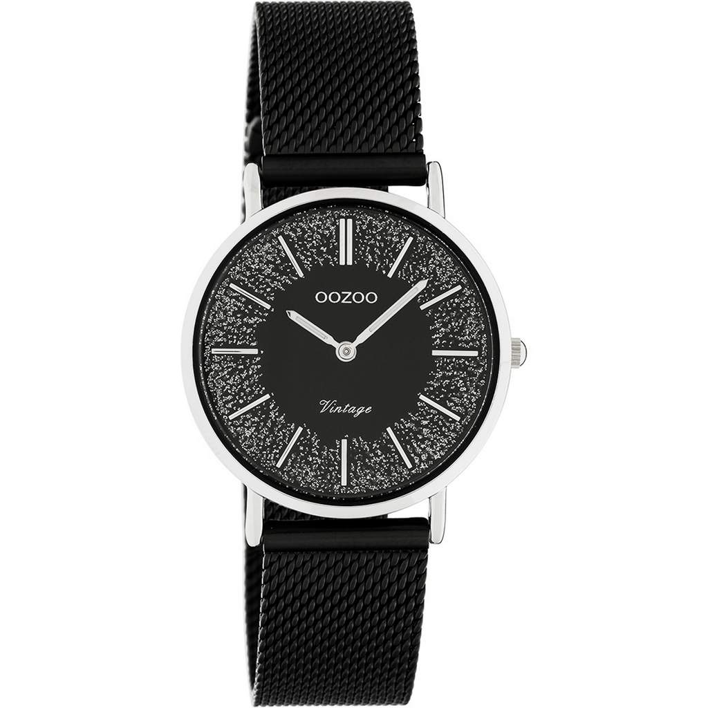 fb30104474a80e61a68d7d6fd8f86518.jpg OOZOO Vintage Black Metal Mesh Bracelet C20141 - Image 1