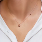 Κολιέ Κ14 "Little Heart Rose Gold" - Image 2