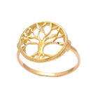 Χρυσό Δαχτυλίδι Κ14 ''Gold Tree of Life"