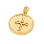 Christian Charm gold K9 double sided - Image 2