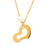 Κολιέ Χρυσό Κ14 Καρδιά