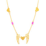 Χρυσό Κολιέ Κ14 Angel's Heart
