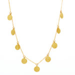 Χρυσό Κολιέ Κ14 Shiny Circles