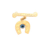 Amulet gold K9 petal