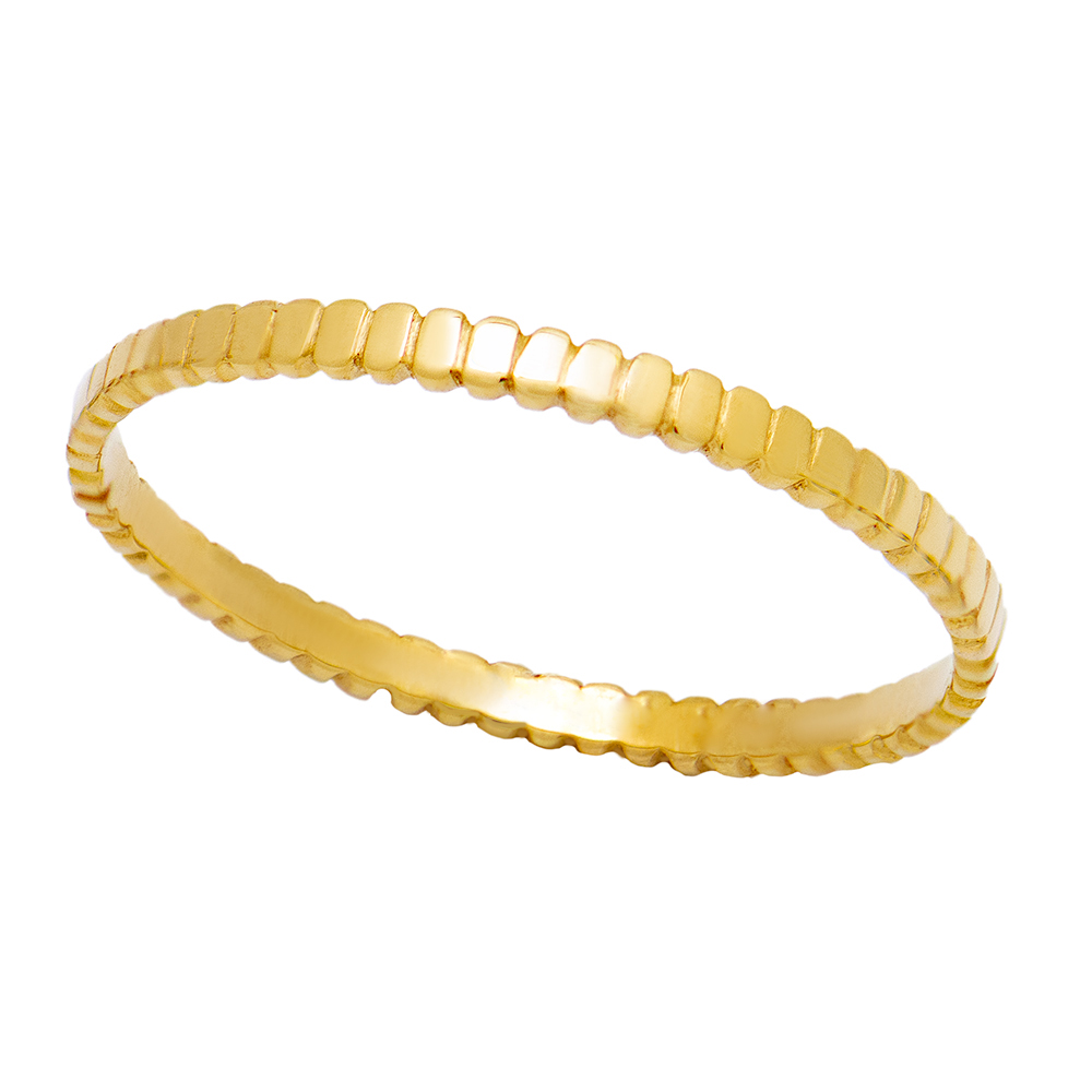 ΔΑΧΤΥΛΙΔΙ FILVA K9 23851 Χρυσό Δαχτυλίδι Κ9 "Gold Simple Ring" - Image 1
