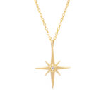 Necklace gold K9 Star
