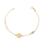 Χρυσό Παιδικό Βραχιόλι Κ9