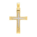 Gold Cross K14 Two-tone Matte