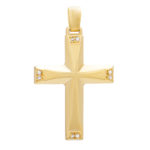 Χρυσός Σταυρός Κ14 Λουστρέ