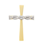 Χρυσός Γυναικείος Σταυρός Κ14 ''Τριάντος''