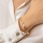 Χρυσό Βραχιόλι Κ14 Δίχρωμο - Image 2