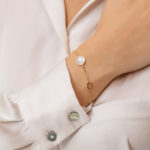 Gold bracelet K14 tree of life and hearts - Image 2