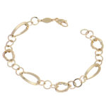 Χρυσό Βραχιόλι Κ14 Αλυσιδωτό