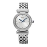 Seiko Analog Stainless Steel Women's Silver Watch
