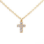 Χρυσό κολιέ Κ14 Σταυρουδάκι