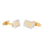 Gold Cufflinks K14 two-tone