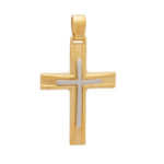 Χρυσός Ανδρικός Σταυρός Κ14