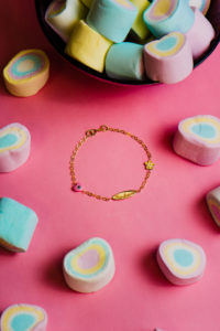 Χρυσό Παιδικό Βραχιόλι Κ9 ''Καλότυχο'' - Image 2