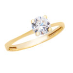 Χρυσό Δαχτυλίδι Κ9 Μονόπετρο