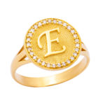 Χρυσό Δαχτυλίδι Κ9 "Signet Ring E"