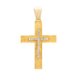 Χρυσός Γυναικείος Σταυρός Κ14 - Image 2