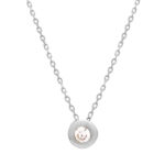 Χρυσό Γυναικείο Κολιέ Κ9 ''Μονόπετρο''