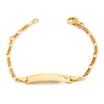 Ασημένια Παιδική Ταυτότητα "Heart Name Bracelet"