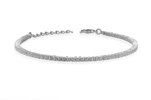 Ασημένιο Βραχιόλι 925 Ριβιέρα ”Tennis Bracelet” - Image 2