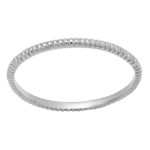 Λευκόχρυσο Δαχτυλίδι Κ9 ''Stripped Whitegold Ring''