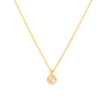 Χρυσό Κολιέ Κ9 ''Mini Circle Necklace"