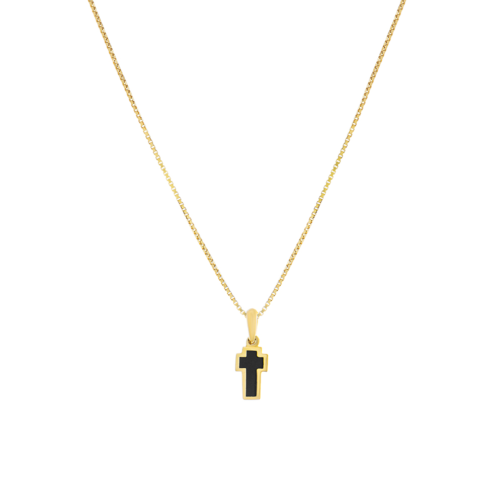 DK-3 Χρυσός Σταυρός Κ9 Mini Διπλής Όψεως - Image 1