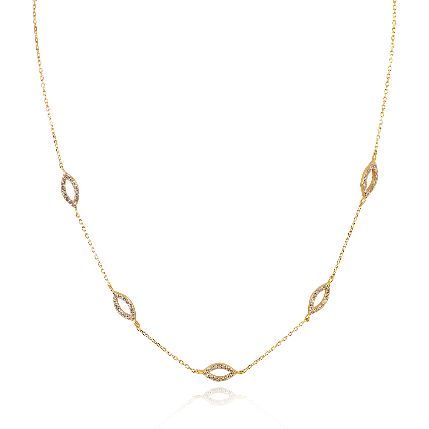 LS-K342 Ασημένιο Κολιέ 925 "Candy Necklace" - Image 1