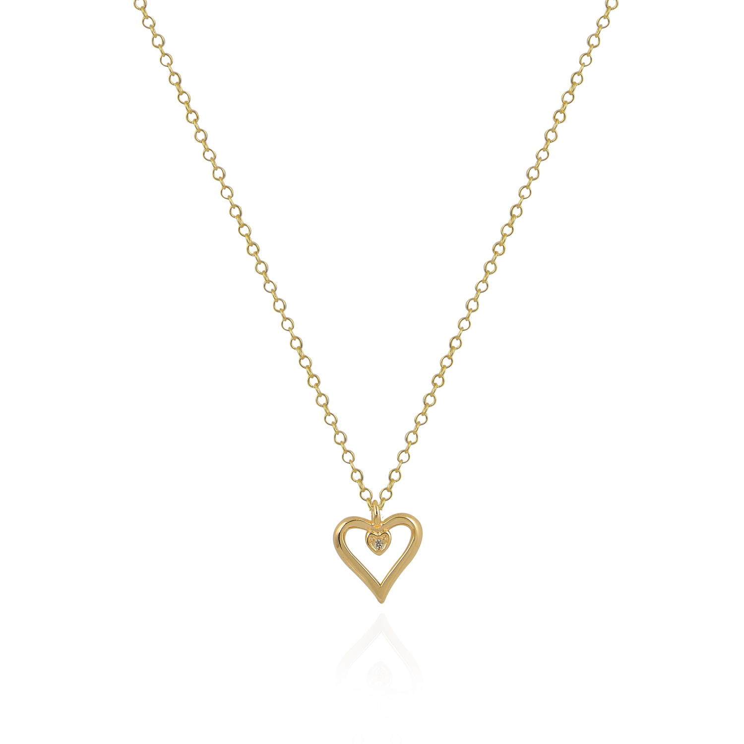 LS-K299 Ασημένιο Κολιέ 925 "Love Gift Necklace" - Image 1