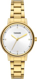 Breeze "Mystique" Gold Stainless Steel Bracelet Γυναικείο Ρολόι - Image 2